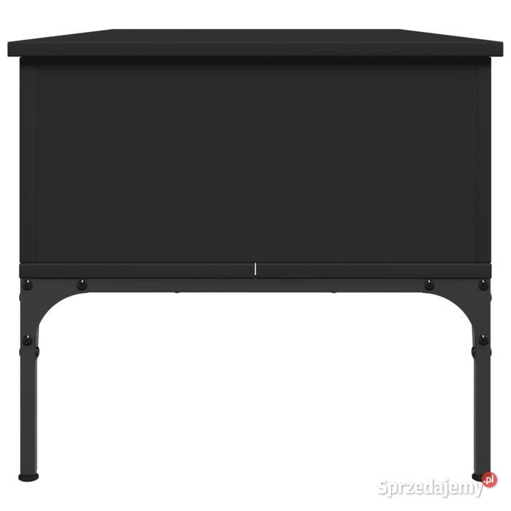 Stolik kawowy czarny 100x50x45 WM845411 mazowieckie Warszawa