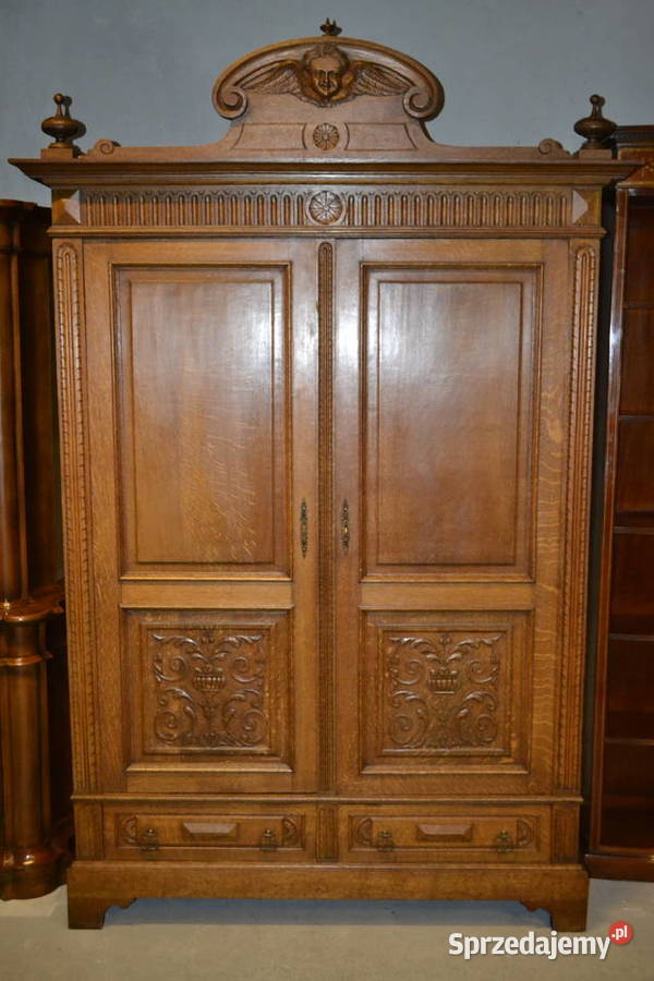 szafa neorenesansowa 1900 dąb Będzin