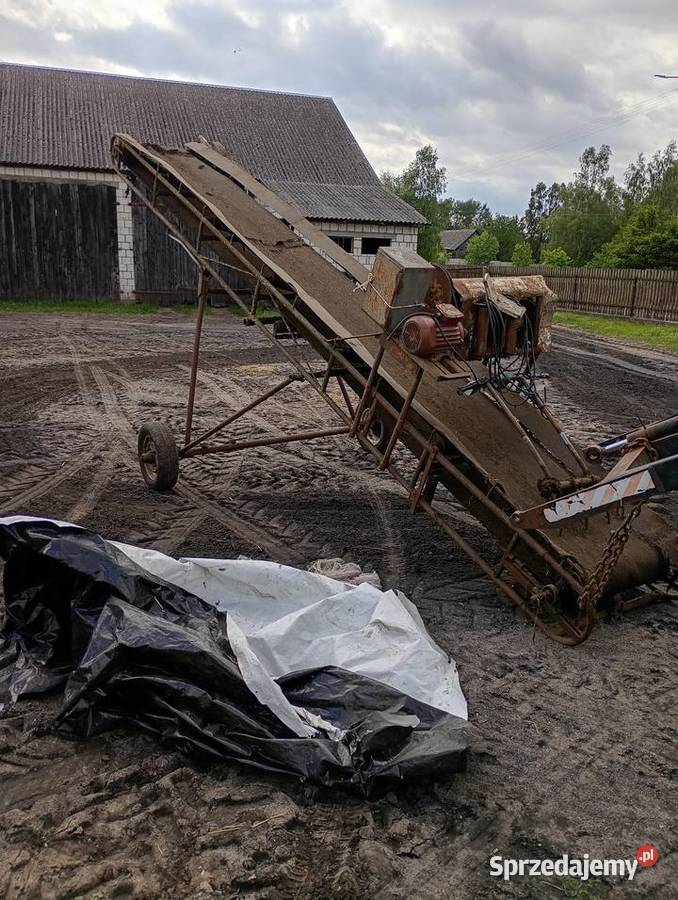 Taśmociąg do obornika z wciągarka Ostrów Mazowiecka