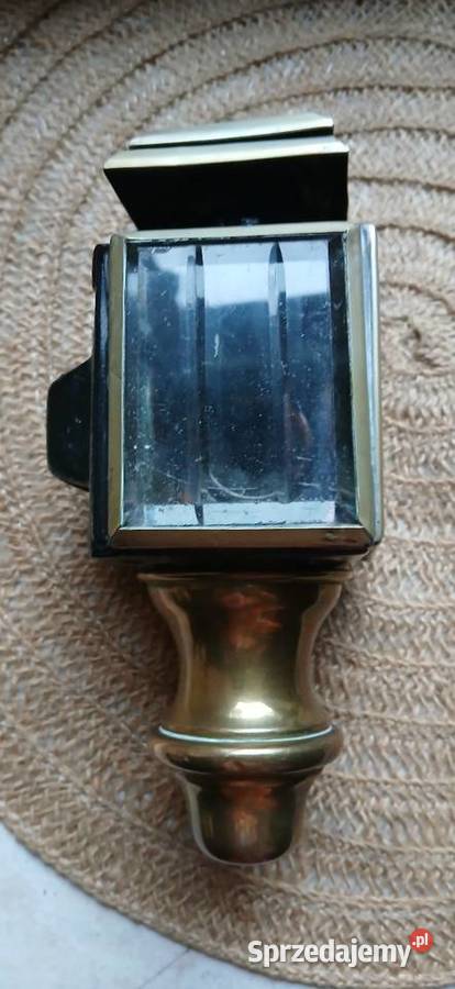 Stara lampa powozowa z lat 20 tych Amplitunery