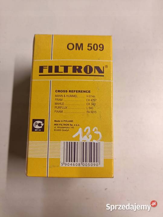 FILTR OLEJU Mercedes W123 W201 W460 T1 T2 OM509 sprzedam