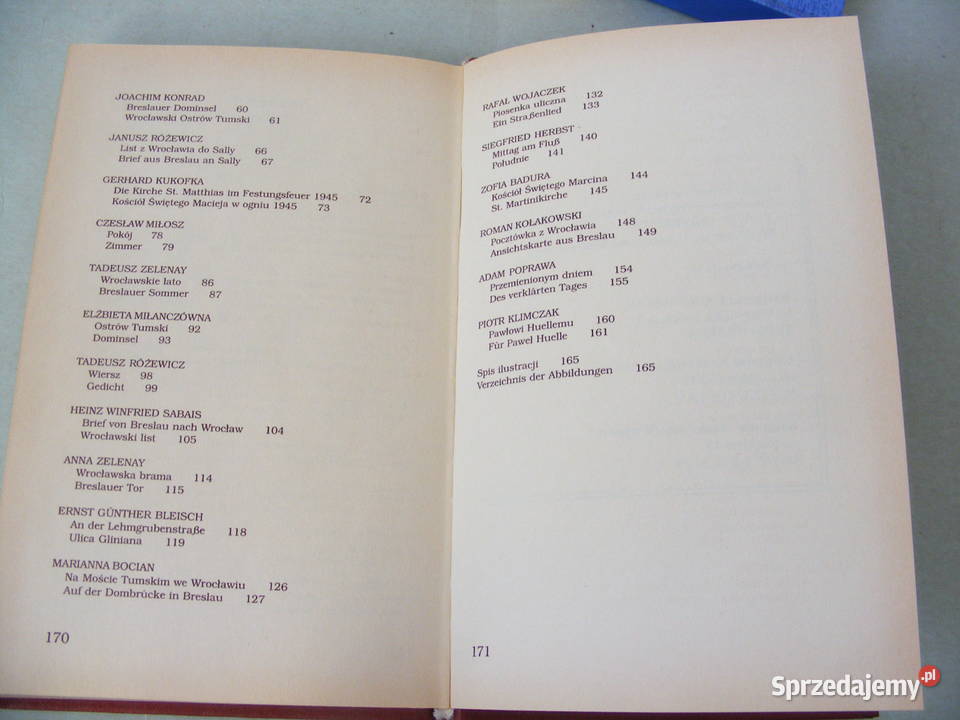 Wrocław liryczny Z teki Grottgera Cztery wieki Rok wydania 1970 Proza i poezja Kultura i Rozrywka Oborniki Śląskie