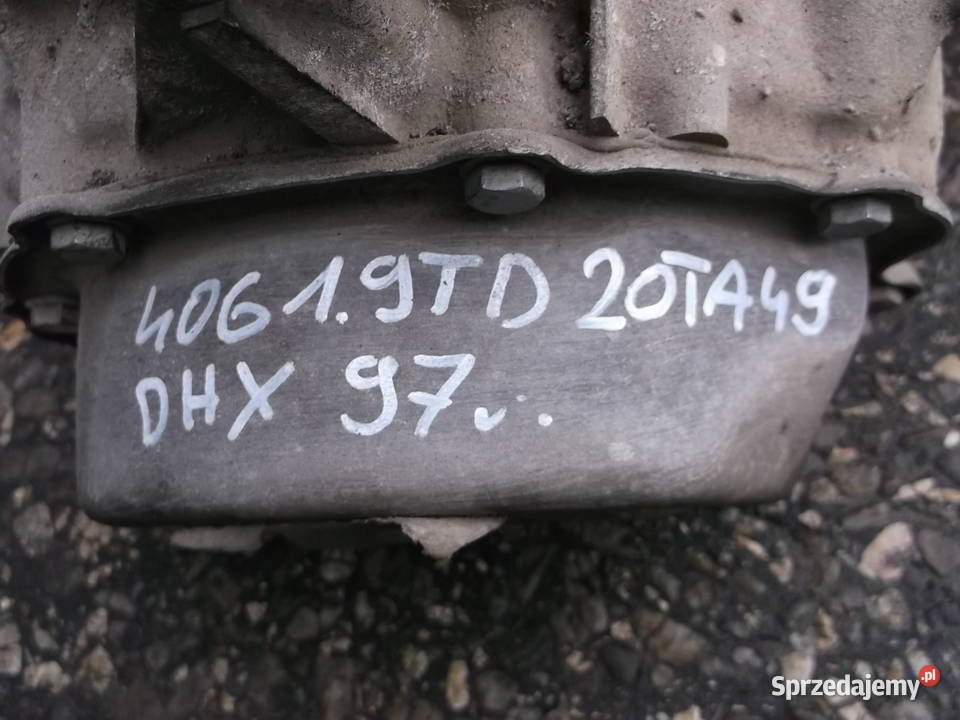 peugeot 406 19 td 97r skrzynia biegów 20TA49 Skrzynie biegów manualne lubelskie sprzedam