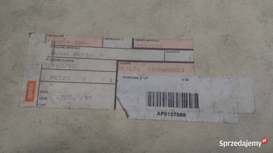 Zębatka napędowa Z47 Aprilia Pegaso 650 Zębatki napędowe Bielsk Podlaski