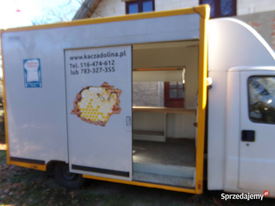Auto sklep fiat ducato w typie food truck Kamper warmińsko-mazurskie