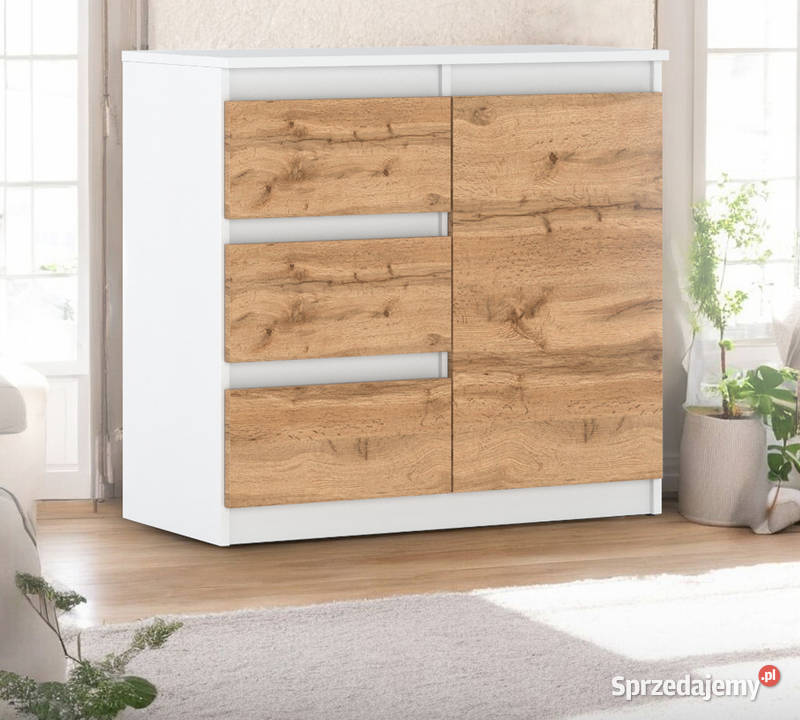 Komoda Do Salonu Młodzieżowa 80 Nowoczesna 3 35cm Elbląg