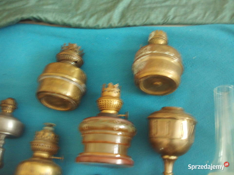 Stare lampy naftowe częścizbiorniki Kalisz sprzedam