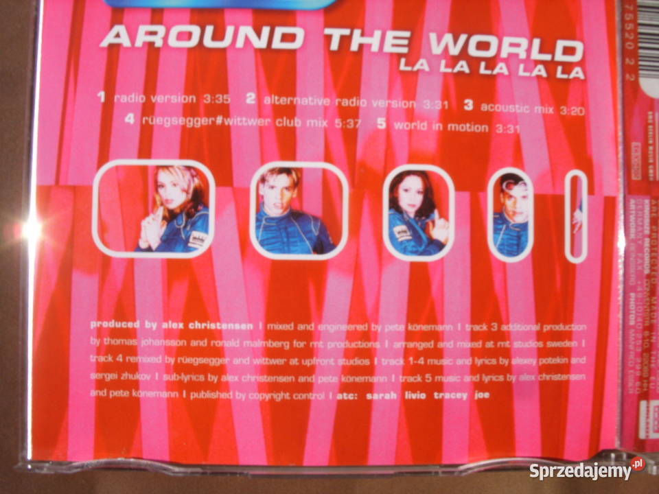 DANCE singiel CD ATCAROUND THE WORLD 2000 Wołów