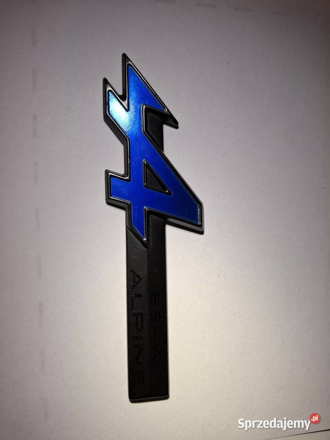 Oryginał Znaczek Alpine Esprit Reno Renault małopolskie Skawina