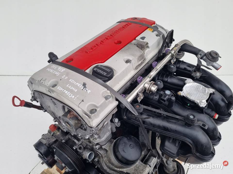 SILNIK KOMPLET Mercedes SLK R170 20 KOMPRESSOR Rudka