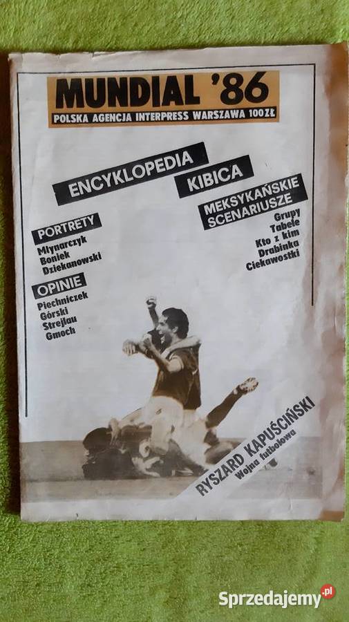 Gazeta magazyn pilkarski mundial 1986 Meksyk Katowice