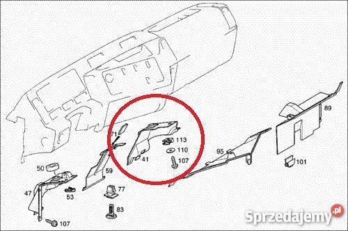 9416882006 9416804406 panel dolny tapicerki Kłobuck sprzedam
