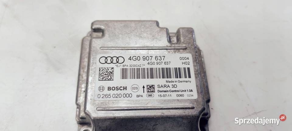 SENSOR PRZYSPIESZENIA AUDI A6 C7 A7 4G0907637 śląskie Przystajń