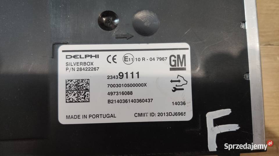 MODUŁ SILVERBOX PROGRAMOWANIE 23439111 RADIO Bytom sprzedam