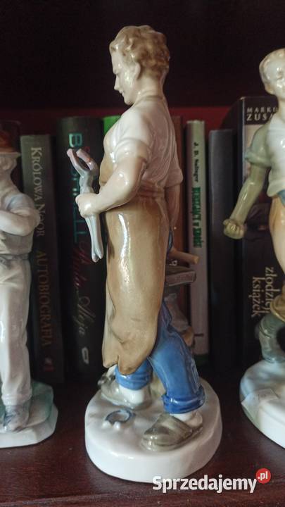 Figurka kowala Niemiecka figurka wyprodukowana w Gdańsk