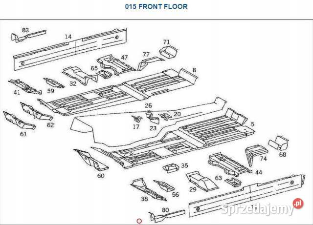 MERCEDES ML W163 UCHWYT MOCOWANIE ORYGINAŁ NOWE