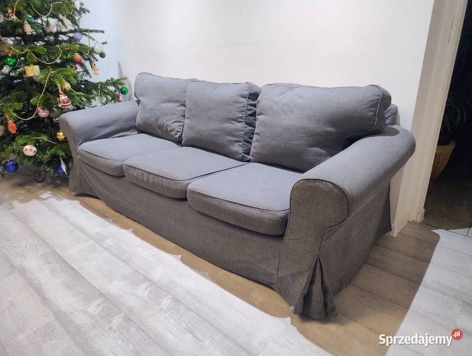 Sofa 3 osobowa EKTORP ciemno szary IKEA Czersk