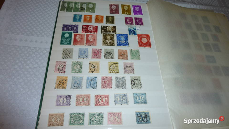 Album starych znaczków Holandia Norwegia Filatelistyka Bukowno sprzedam