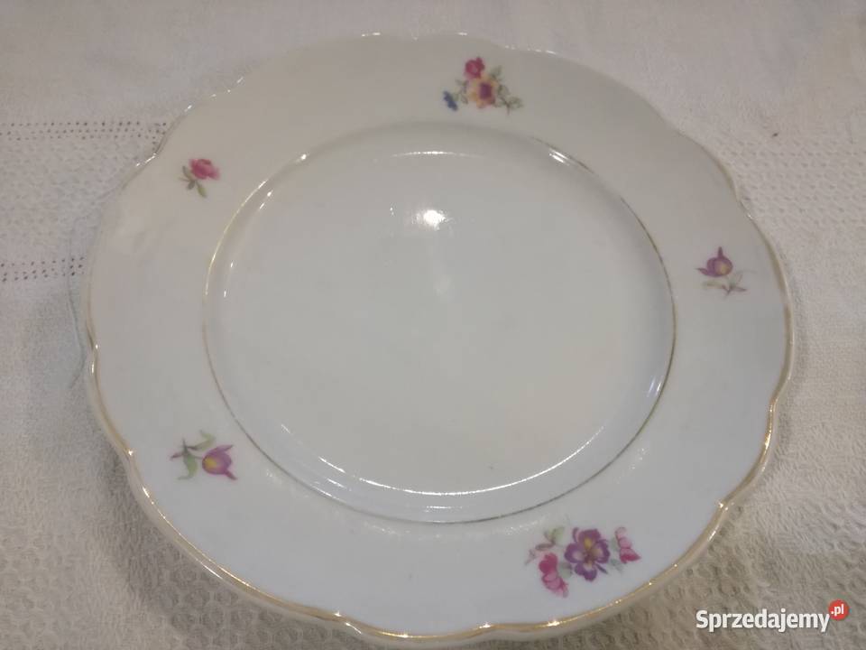 ZESTAW TALERZY DESEROWYCH PORCELANA ĆMIELÓW L 70 Kraków