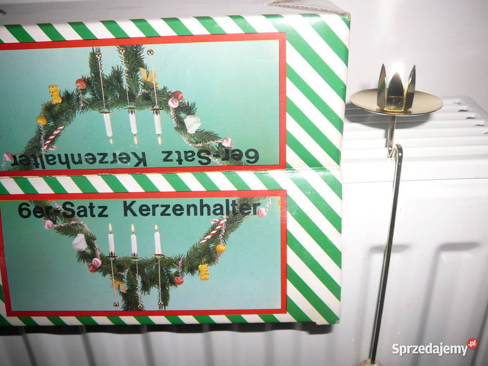 Nowe świeczniki choinkowe niemieckie