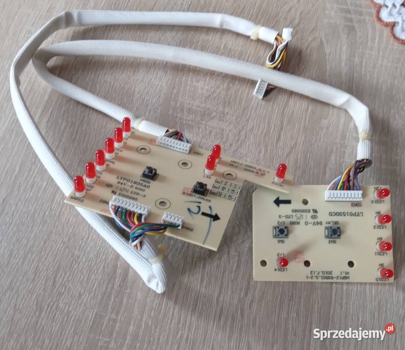 Elektronika moduł guziki i lampki do zmywarki