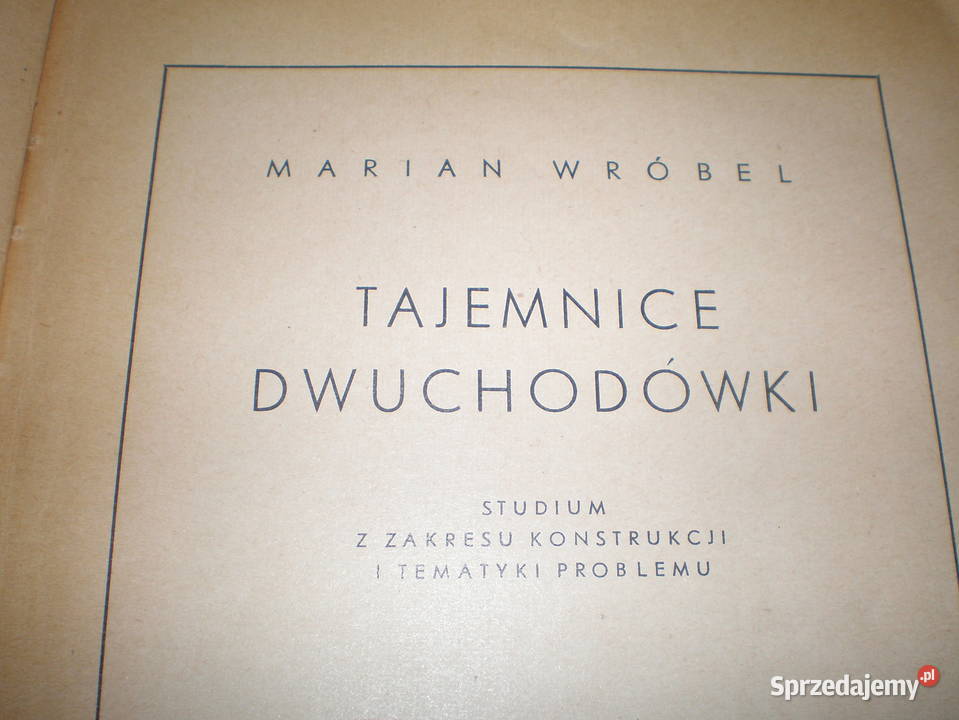 Sprzedam książkę tajemnice dwuchodówki wydaną w Piekary Śląskie