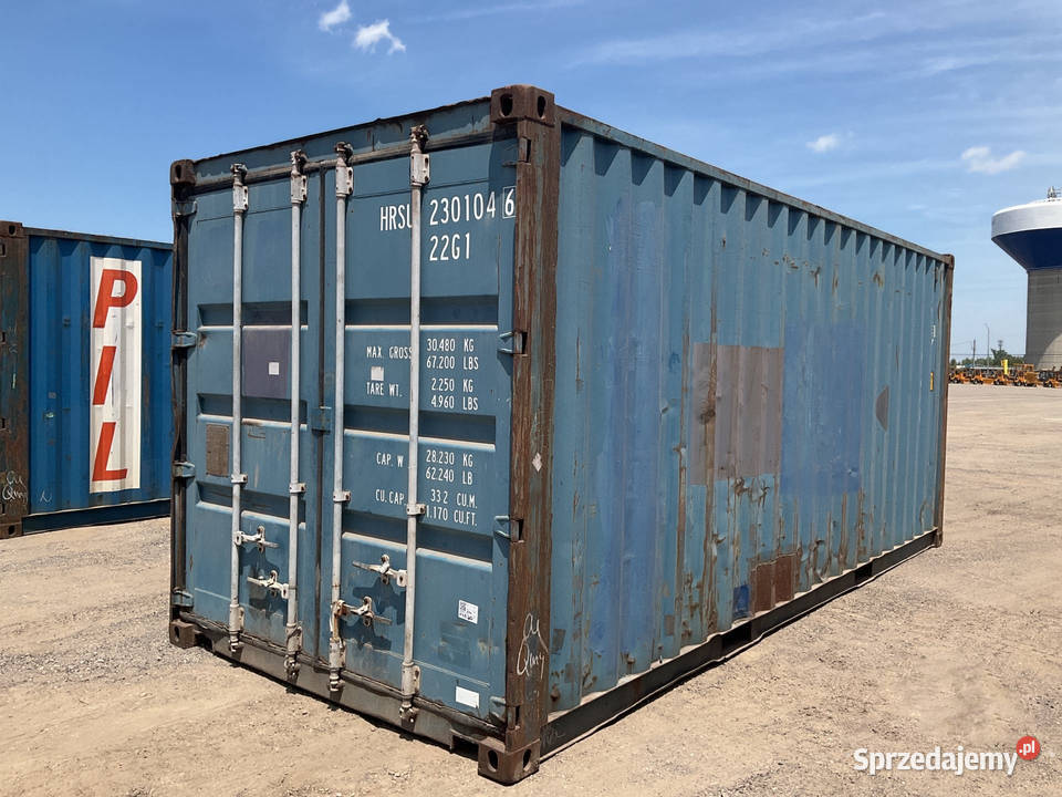 Kontener morski magazynowy 20DV 6 metrowy Tuchola sprzedam