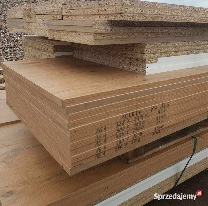 Płyta wiórowa FORMATKI 16mm różne wymiary Dom i Ogród Brzeźno