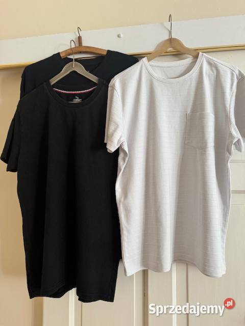 Tshirty męskie 3 sztuki M bawełniane Carry Rozmiar M