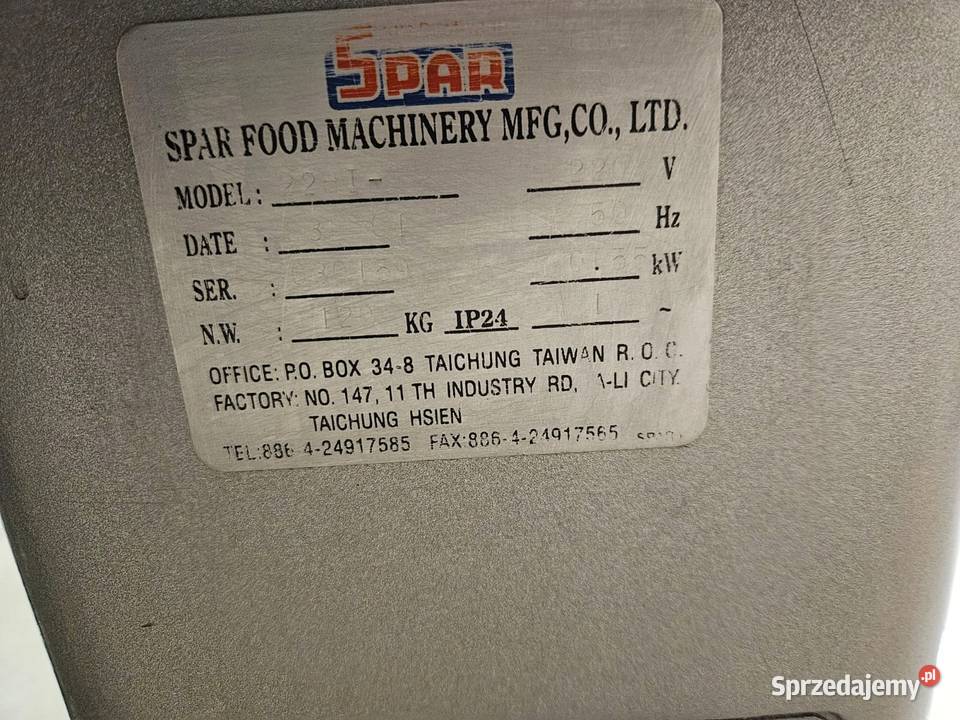 Mikser 25 litrów SPAR SP22HI Góra