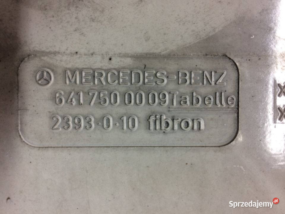 Atrapa Maska Wąska Kabina Mercedes SK 6417500009 ciężarowe Maszewo