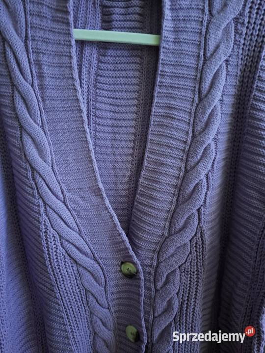 Liliowy sweter oversize 6XL52