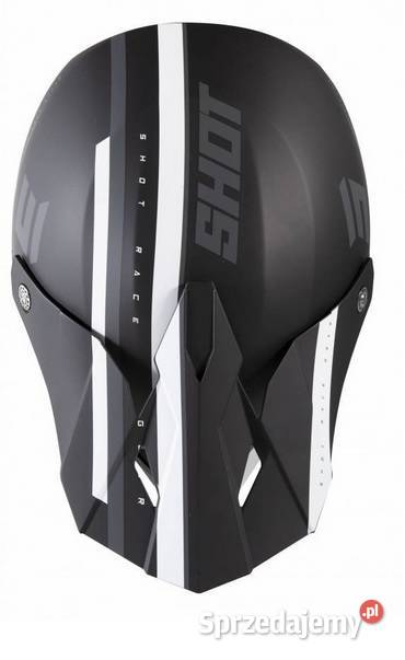 KASK SHOT CROSS ENDURO FURIOUS BLACK GREY M L Mrągowo