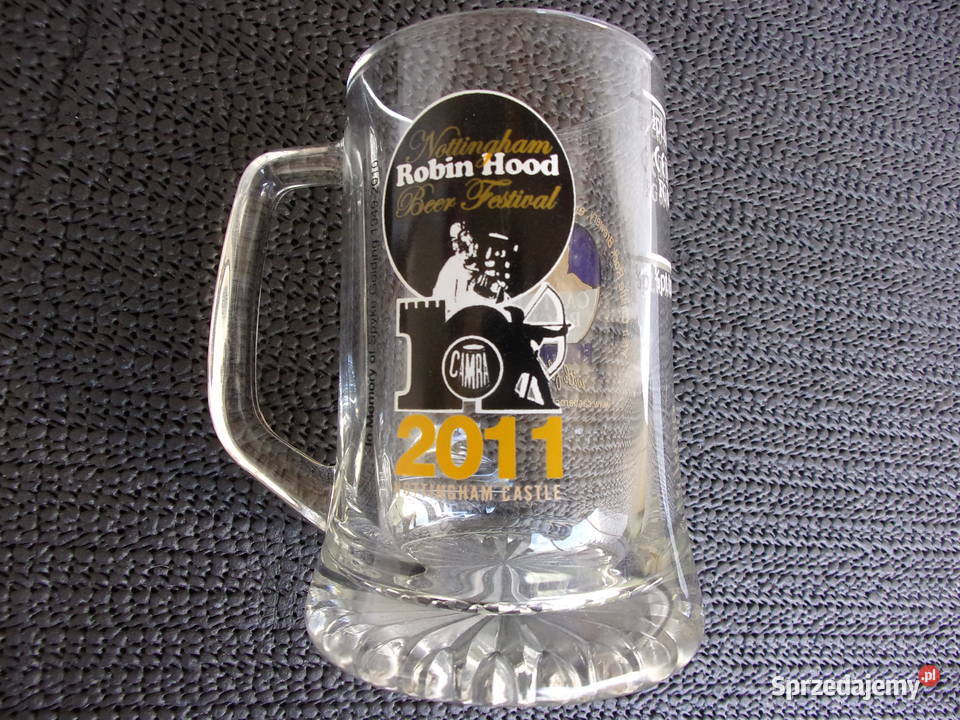 Kufel z Beer Festiwal Robin Hood 2011 Nottingham Porcelana i szkło mazowieckie Warszawa