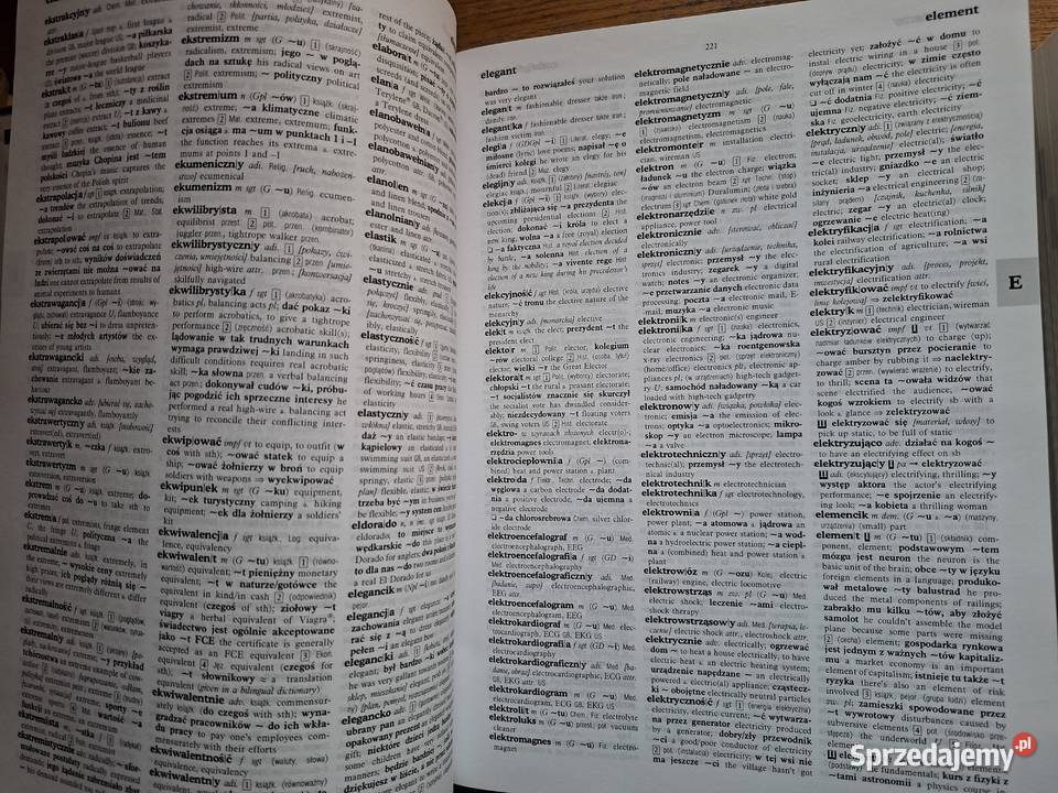 Wielki słownik polsko angielski i angielsko Kraków