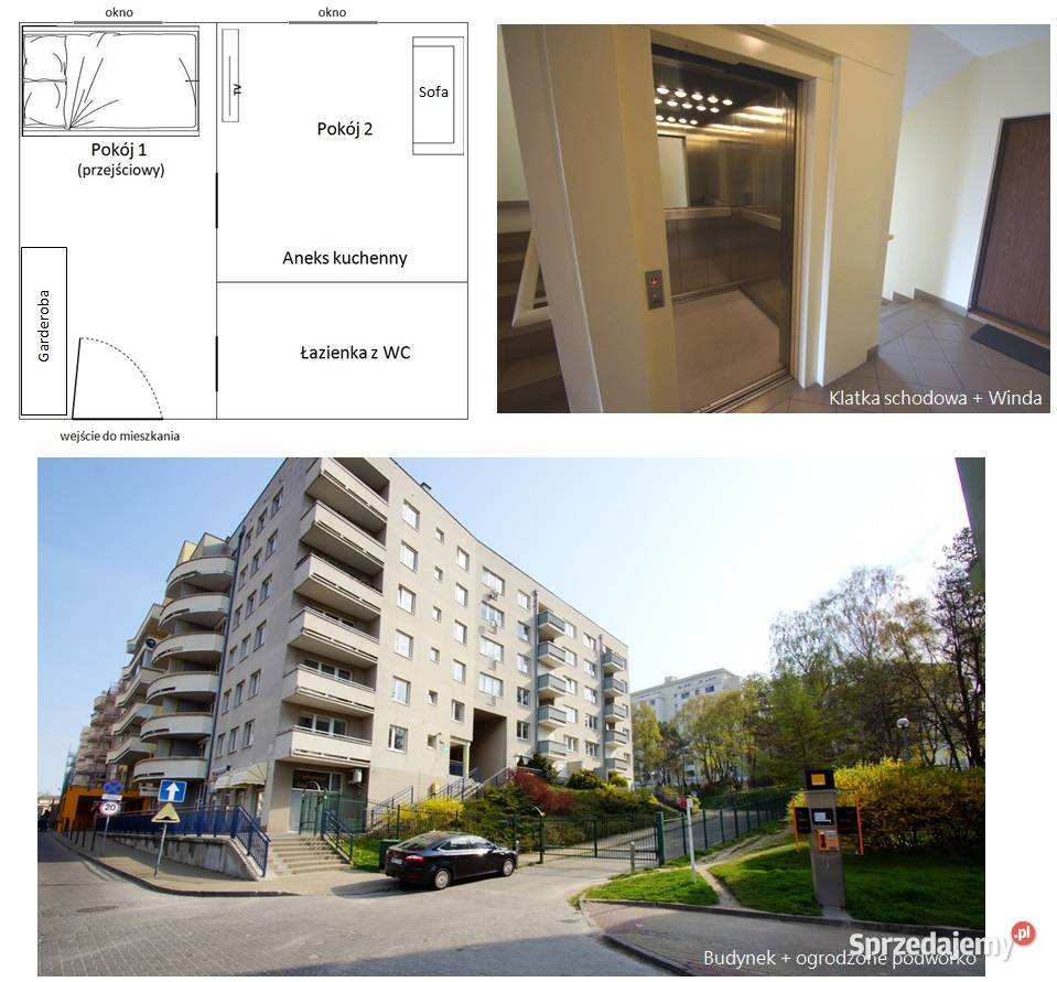 Mieszkanie 2 pok nowy blok winda 500m SKM Gdynia