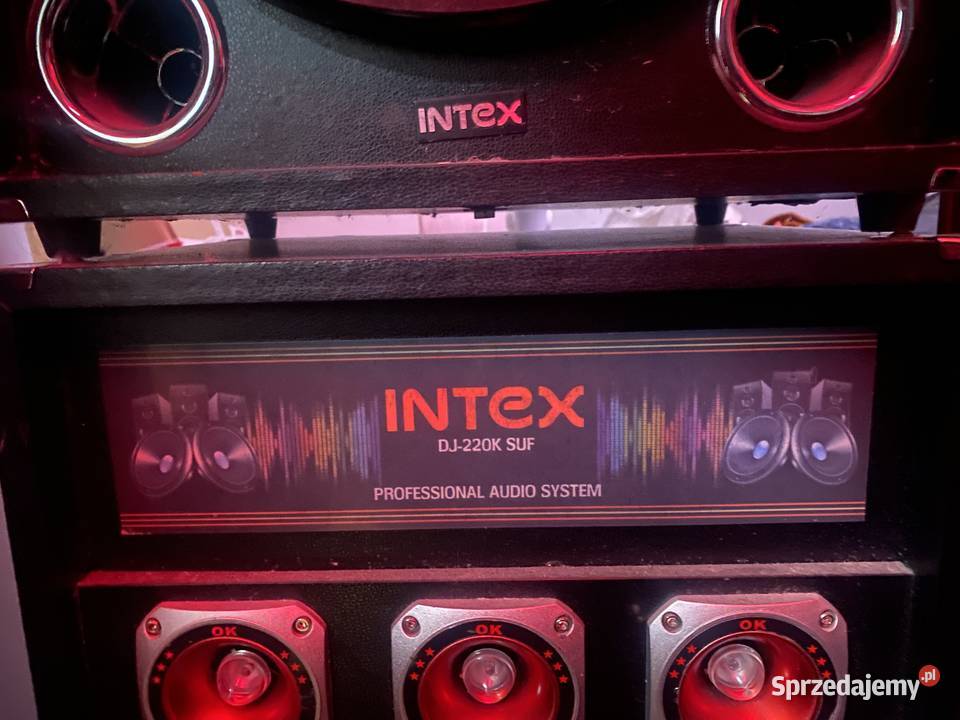 Aktywne kolumny głośnikowe Intex DJ220K SUF dolnośląskie Wrocław