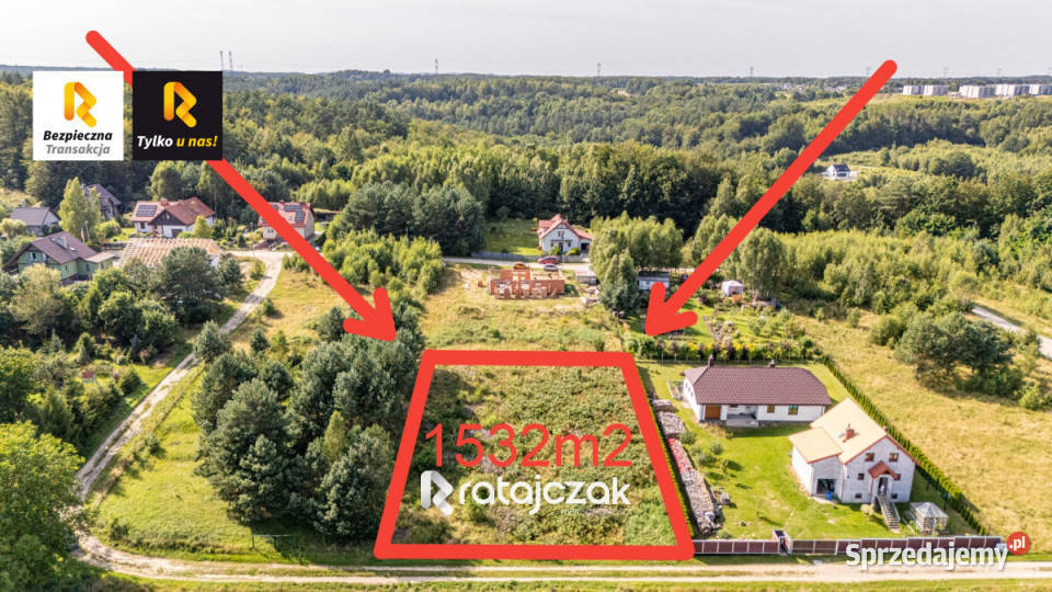 Grunt 1532m2 Gościcino 45m