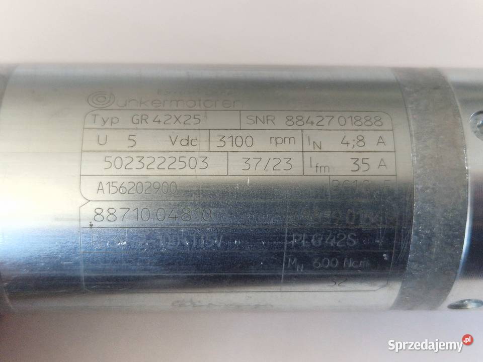 Silnik elektryczny napędu sekcji Siewnik lubelskie