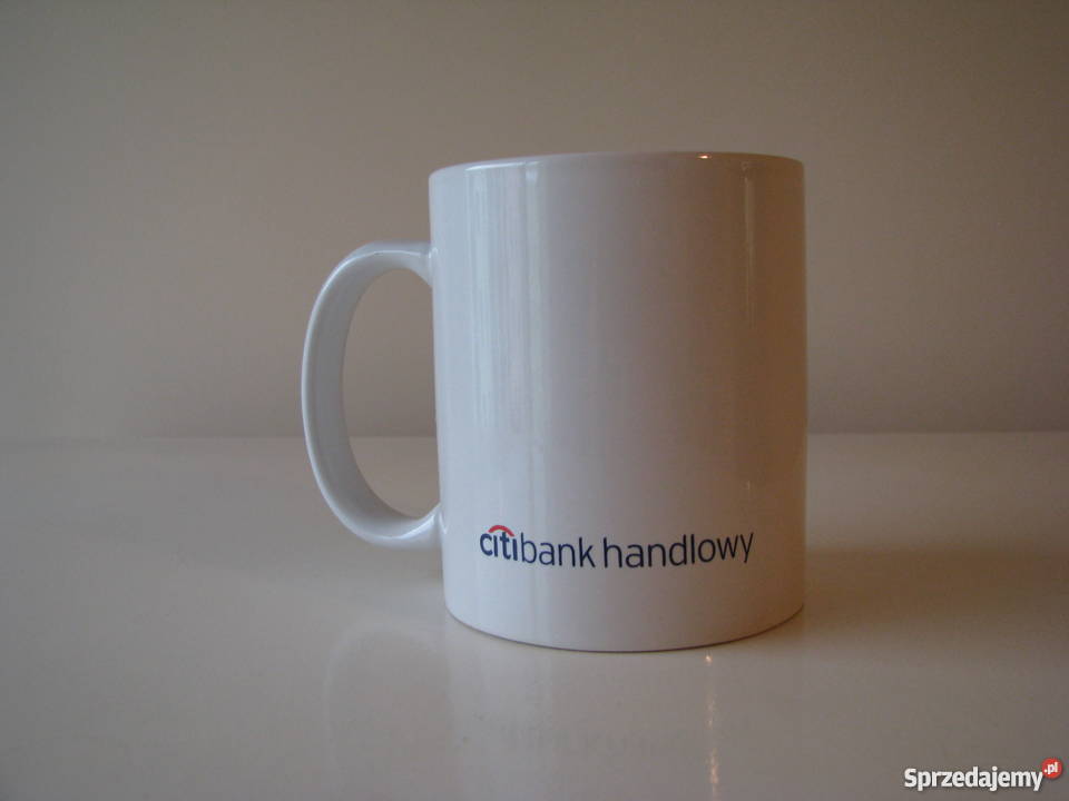 Kubek porcelanowy z napisem Citi Bank Handlowy Krapkowice sprzedam