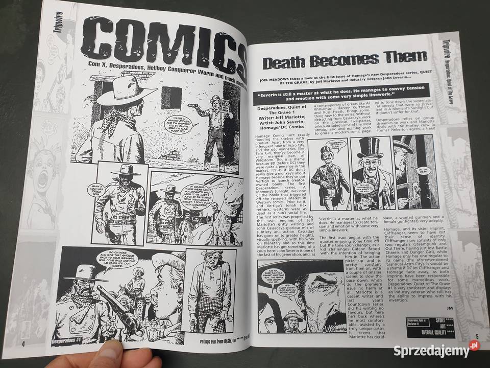 Trip Wire 5 Magazyn Komiksowy Mike Mignola Rok wydania 2001 Gdynia