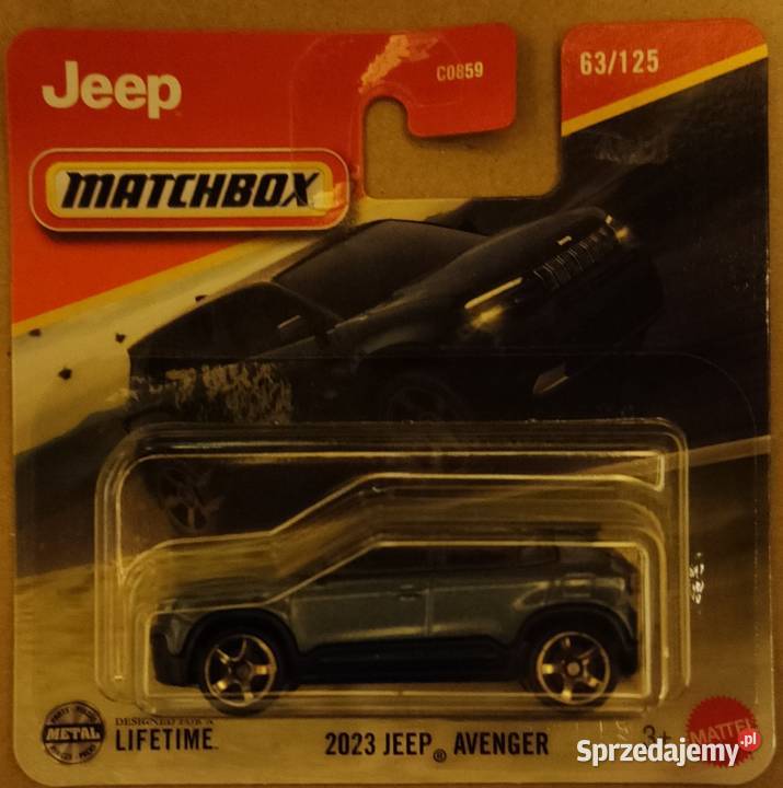 Matchbox 2023 Jeep Avenger 63125 model 164 Szczecin sprzedam