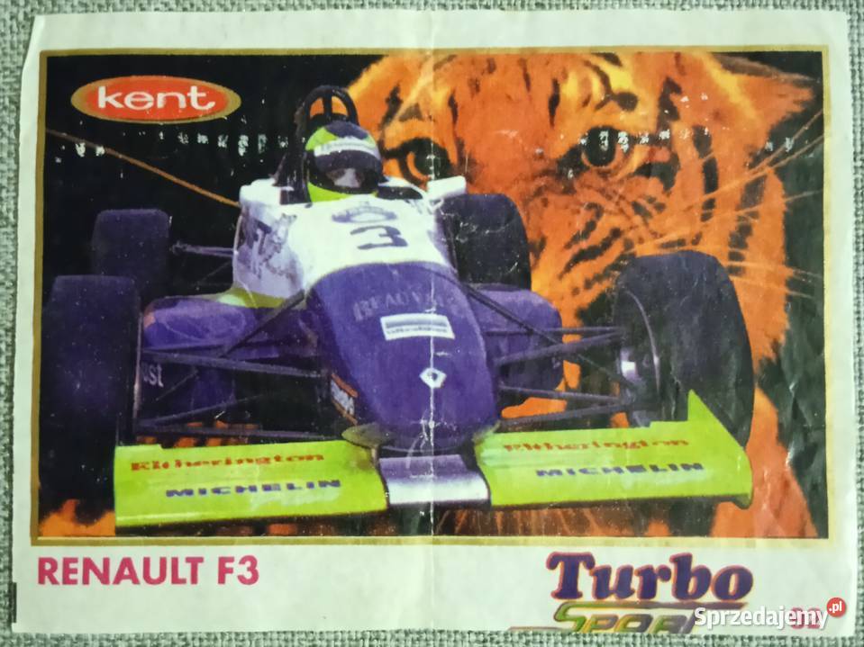Renault F3 obrazek z gumy Turbo Sport 92 Pozostałe Poznań