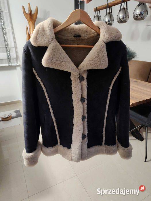 Kożuch damski ze skóry i wełny owczej ML Kryniczno