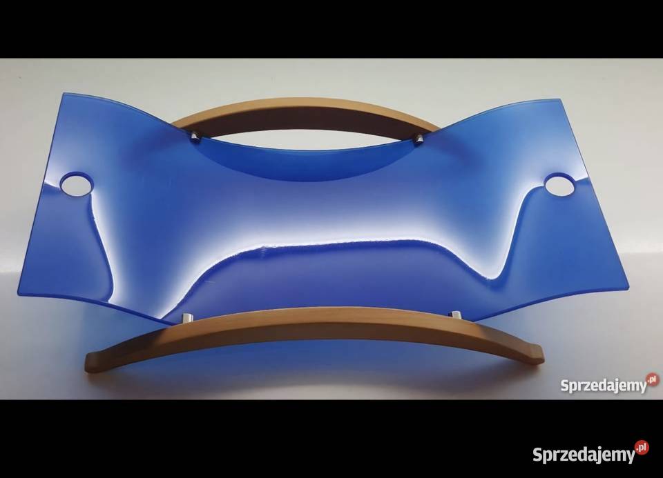 Designerska PATERAPÓŁMISEK włoska Biesse szkło Lublin