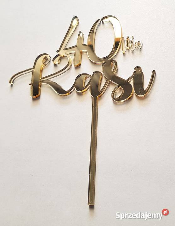 Topper na tort 18 urodziny