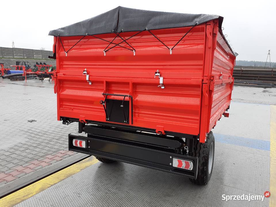 Przyczepa jednoosiowa EuroMasz 3t wywrotka 3 Radomsko