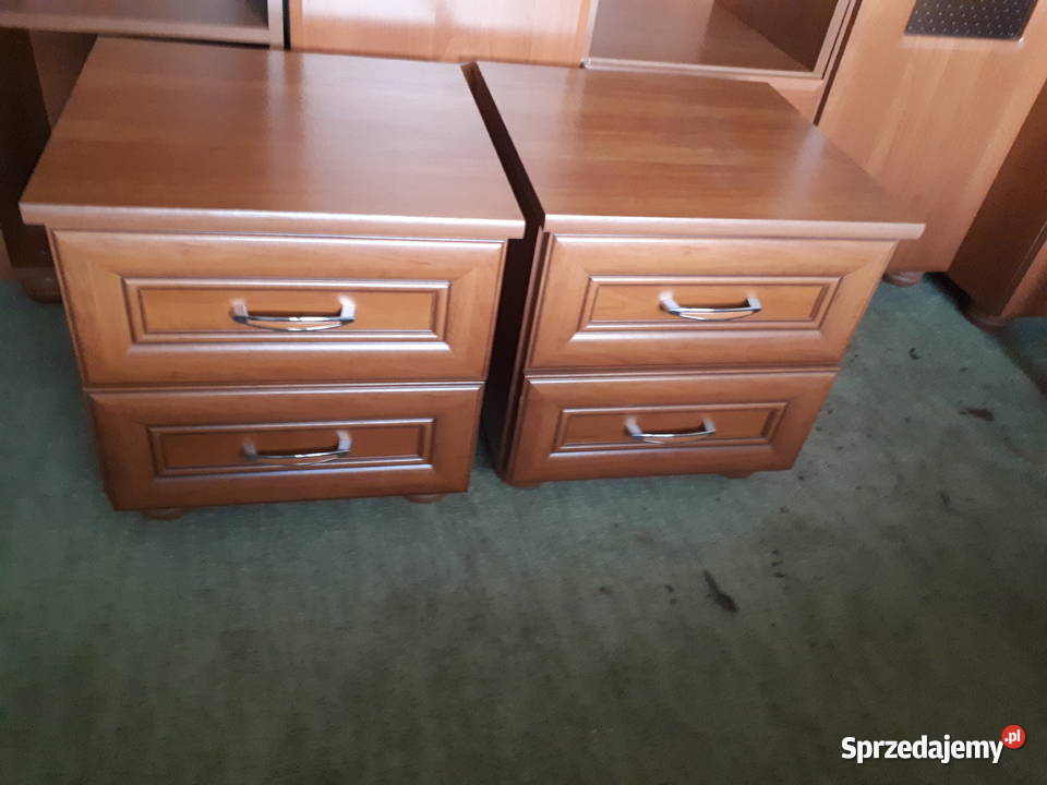Sypialnia łóżko komoda 2x szafka nocna 200cm