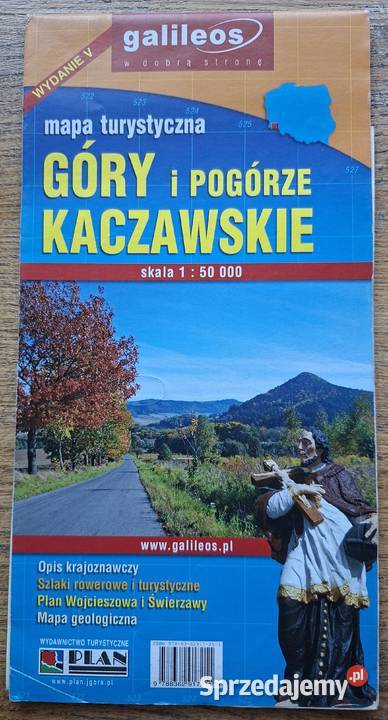 Góry i Pogórze Kaczawskie mapa turystyczna 150 ISBN 9788362917211