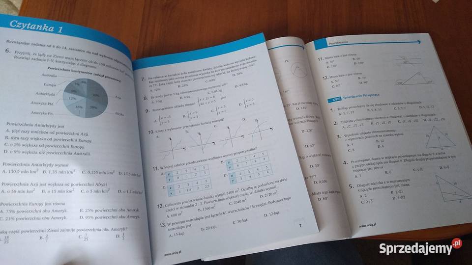 Matematyka 2001 gimnazjum klasa 3 zeszyt ćwiczeń Gdańsk